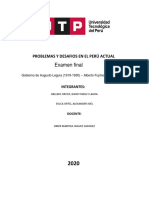 Gobierno de Leguía y Fujimori - Examen Final