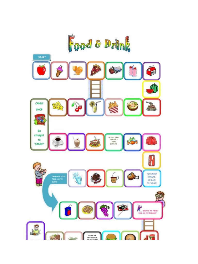 Food Board Game PDF