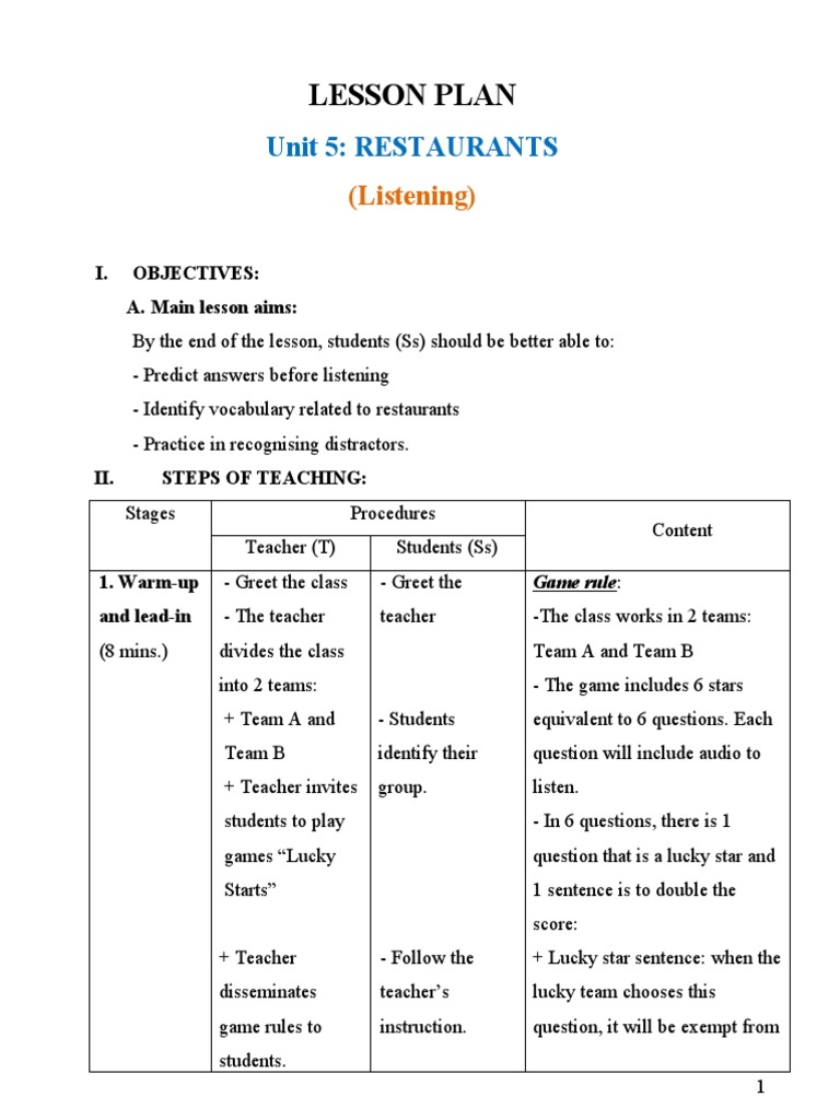 Listening Pdf Question Learning