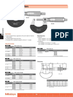 Outside Micrometers: Series 102