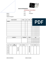 Ficha de Internamiento - Perro