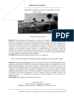 La Labor de Los Ingenieros Militares en Los Ferrocarriles de Cuba