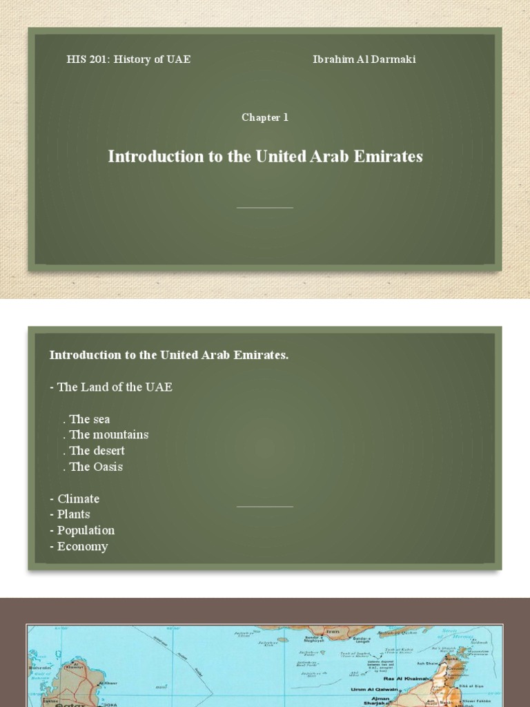 Chap 1 Introduction To The United Arab Emirates | PDF | United Arab ...