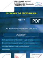 ECONOMIA DA ENGENHARIA I - Tópico 4