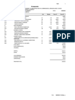 Presupuesto de Pav Flex