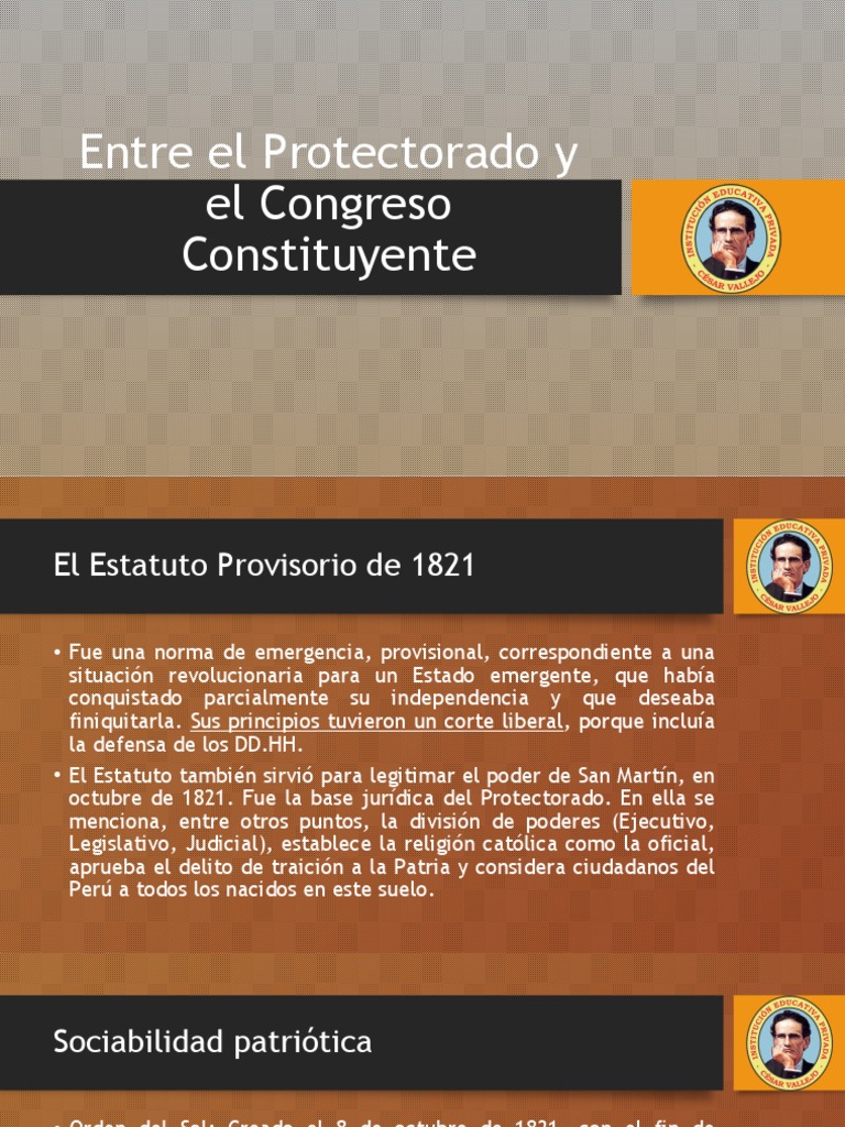 El Primer Congreso Constituyente PDF Perú América del Sur
