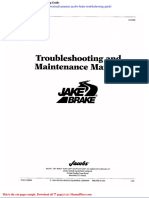 Cummins Jacobs Brake Troubleshooting Guide