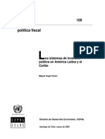 Los Sistemas de Inversion Publica en America Latina