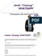 Teknik Closing Whatsapp