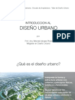 Introducción Al Diseño Urbano (Artículo) (Presentación) Autor Prof. Arq. Marcela Vargas Rojas