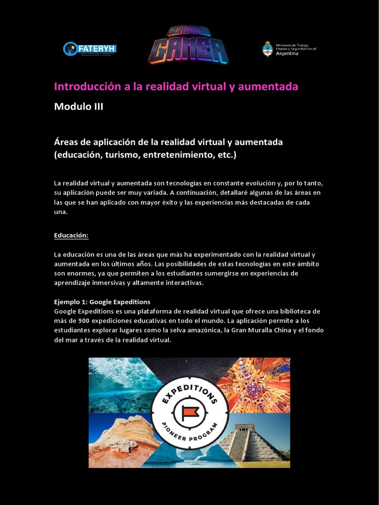Aplicaciones de Realidad Aumentada en Química | PDF | Realidad virtual ...