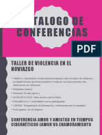 Catalogo de Conferencias