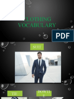 P. Clothing Vocabulary