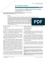 Investigation of Dosimetric Parameters of HDR Cobalt60 Afterloadingbrachytherapy Source Using Monte Carlo Fluka Code 2155 9619 1000366