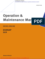 Doosan Engine D34nap SCR Operation Maintenance Manual