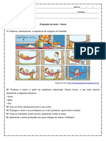Producao de Texto Conto A Partir de Sequencia de Imagens Do Garfield 6º Ano PDF