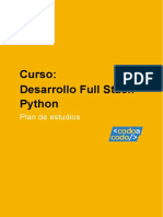 Plan de Estudios Curso Full Stack Python