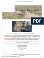 Plano de Gerenciamento de Resíduos Sólidos (PGRS) - RAÍZCON
