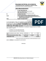 Informe N°634-Modificacion de Certificacion Presupuestal
