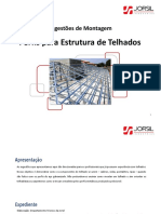 Sugestões de Montagem. Perfis para Estrutura de Telhados