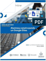 Guia de Estudio Alumnos Construyendo Un Google Sites MARZO 2022