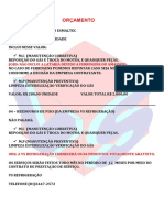 Orçamento TCP