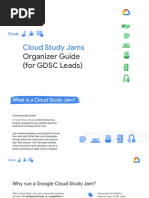 Cloud Study Jams Organizer Guide For GDSC Leads (EXTERNAL)