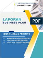 Bussines Plan Usaha Jasa Dan Printing