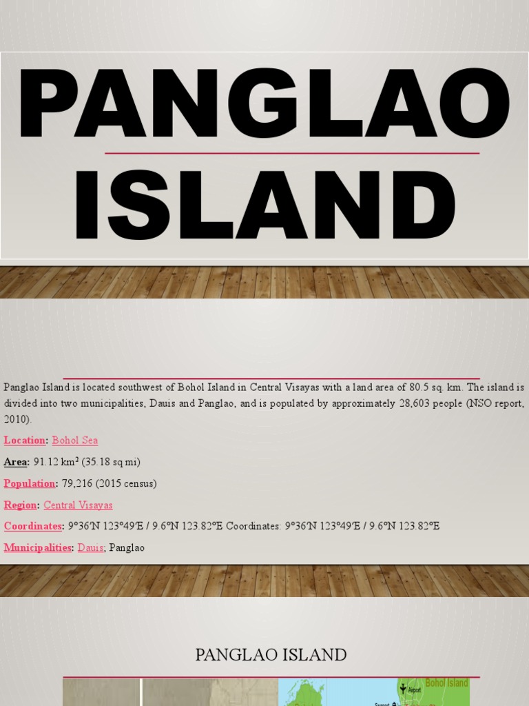 Panglao Island-1 | PDF | Conservation Biology | Protected Area