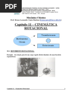 Cap11 - Cinemática Rotacional - Material de Introdução À Mecânica Clássica