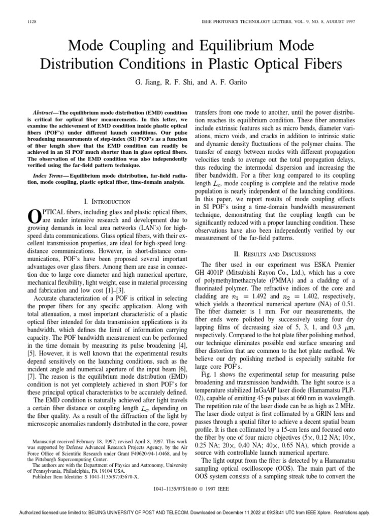 Mode_coupling_and_equilibrium_mode_distribution_conditions_in_plastic