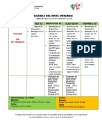 Agenda Primaria Del 02 Al 05 Mayo