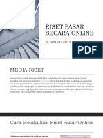 Riset Pasar Secara Online