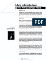 Perspektif Kebijaksanaan Fiskal: Manajemen Hutang Indonesia Dalam