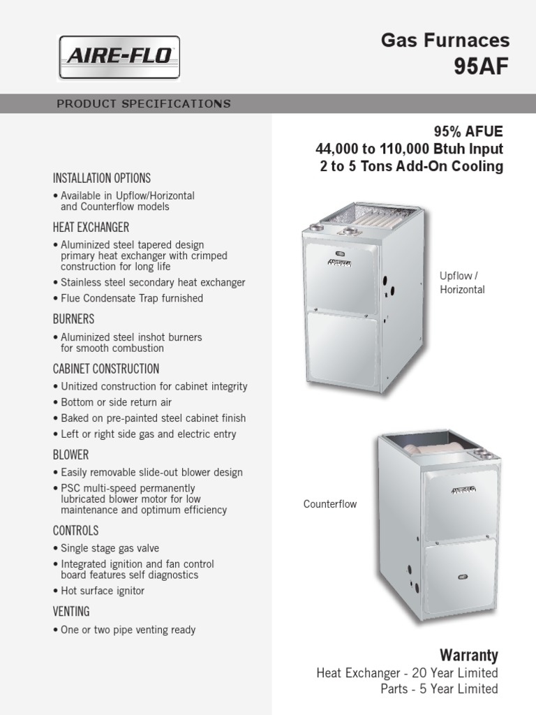 95AF Technical Specifications | PDF | Building Engineering | Home