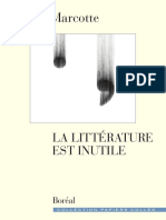 La Littétature Est Inutile (Gilles Marcotte) (Z-lib.org) (1)
