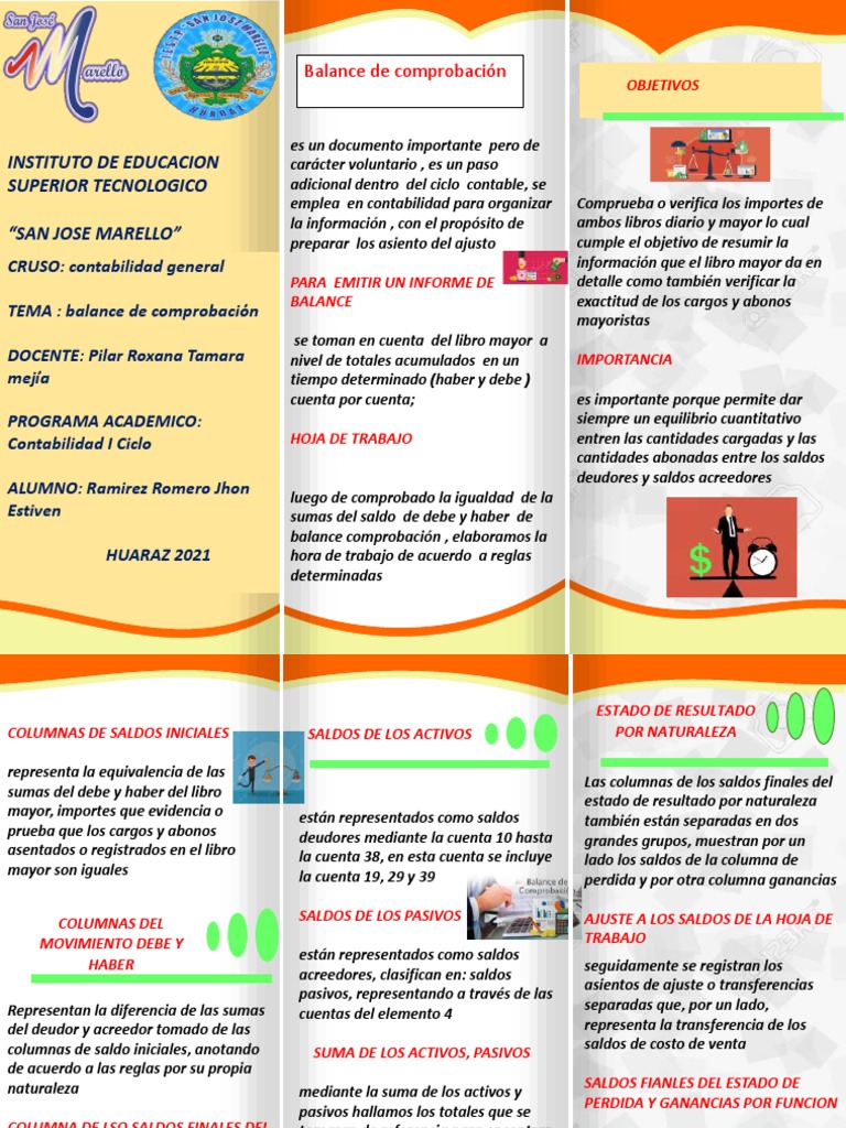 Balance de Comprobacion PDF Contabilidad Business