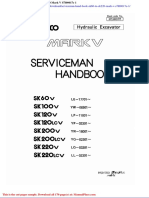 Serviceman Hand Book Sk60 To Sk220 Mark V S7l00017e 1