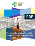 Petunjuk Pengisian Formulir Pelaporan Obat E-Report PBF