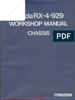 Mazda 929 RX 4 Chassis Workshop Manual