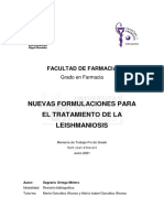 Nuevas Formulaciones de Leismaniosis