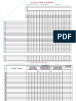 Plantillas de Registro Auxiliar de Asistencia y de Evaluación