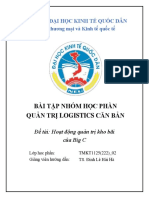 Bài Tập Nhóm Qt Logistics Cb - BigC