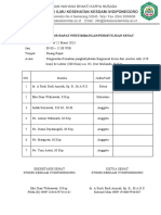 Daftar Hadir Senat