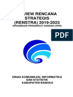 Review Rencana Strategis (RENSTRA) 2019-2023: Dinas Komunikasi, Informatika Dan Statistik Kabupaten Bangka