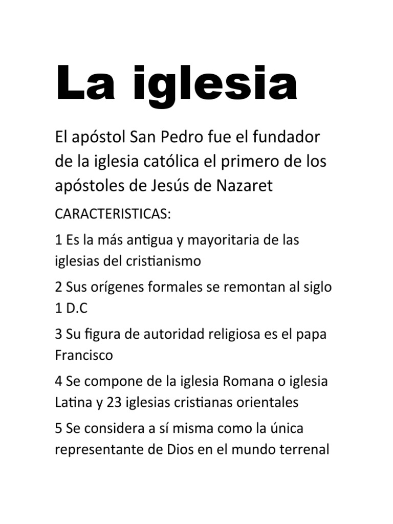 Fundamentos de la Iglesia Católica | PDF | Filosofía | Religión y ...