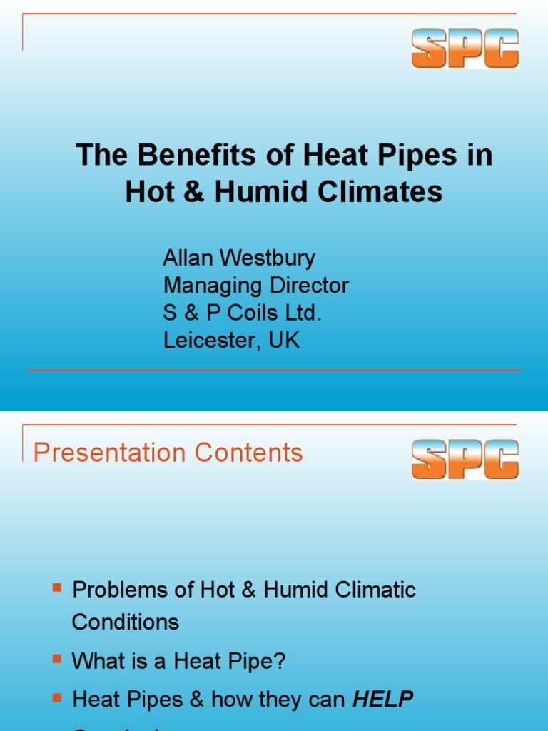 HeatPipesForHot N Humid Climates June04 PDF Humidity Air Conditioning