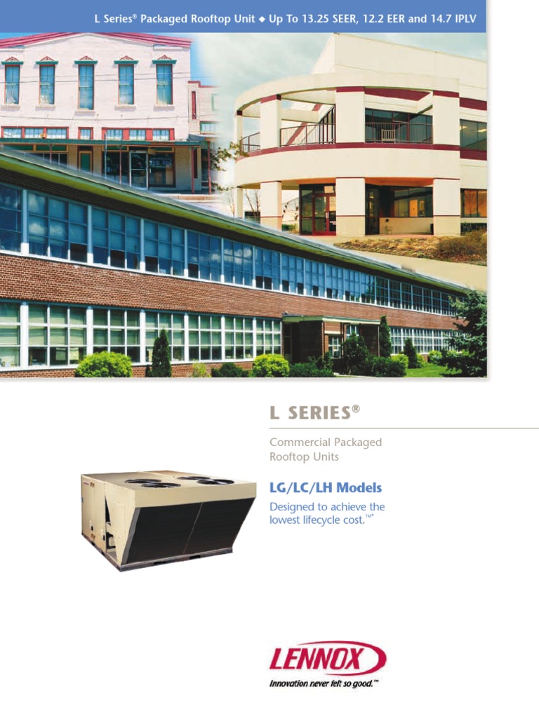 Lennox LCA Brochure PDF Heat Transfer Engineering Thermodynamics
