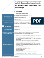 Examen - (AAB02) Cuestionario 1 - Desarrolle El Cuestionario de Refuerzo en Línea Referente A Las Unidades 6 y 7 y Retroalimente Su Aprendizaje