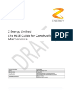 Z Energy Limited Site HSSE Guide For Construction and Maintenance (PDFDrive)